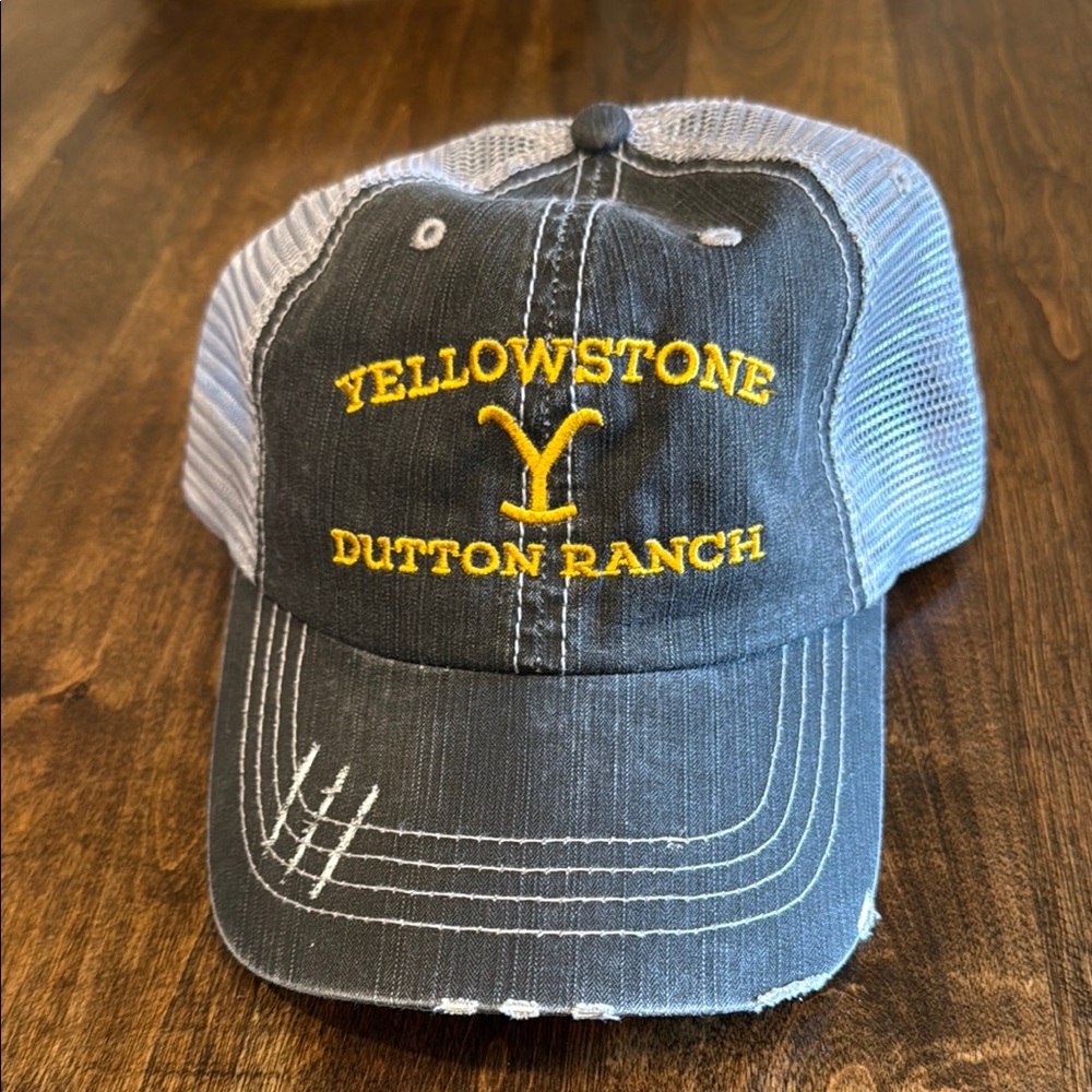 Yellowstone Dutton Ranch Gray Cap